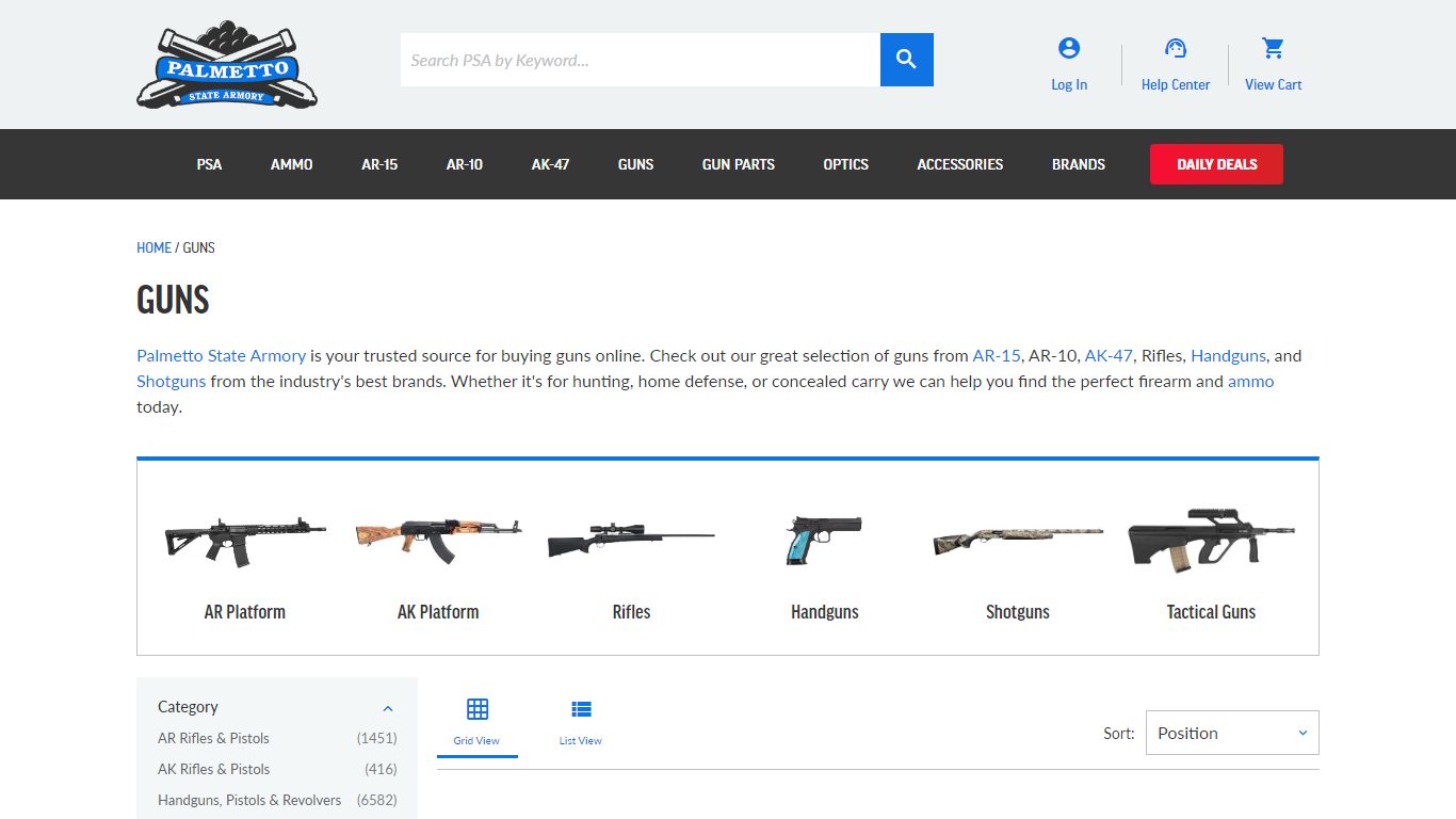 Buy Guns Online | Palmetto State Armory